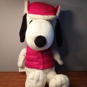 Plush Macys Holiday Christmas Snoopy 17" From 2015